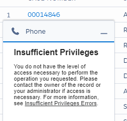 error-priviledge