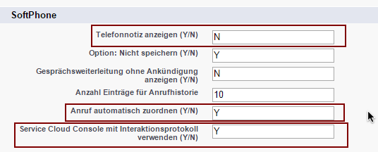 service-cloud softphone config