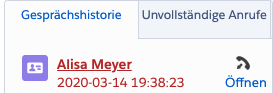 callhistory-missed call