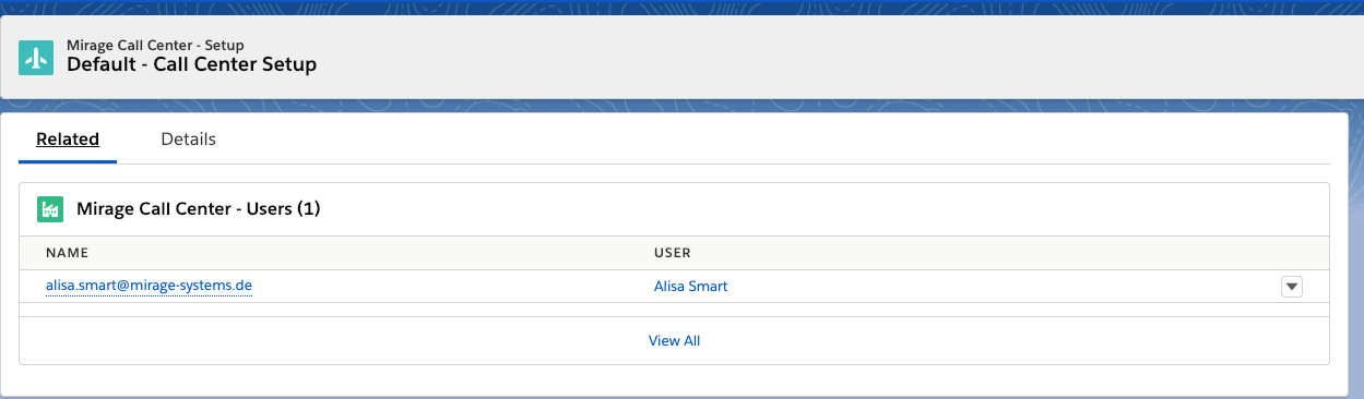 callcenter-user list