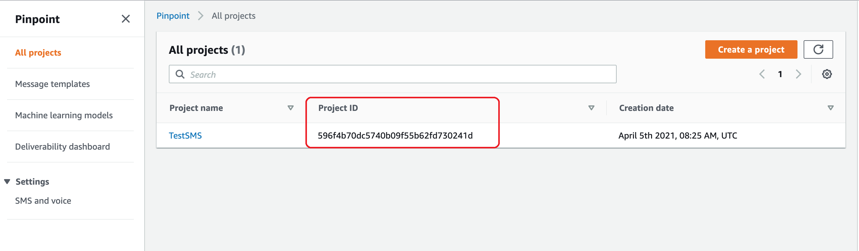 project_id