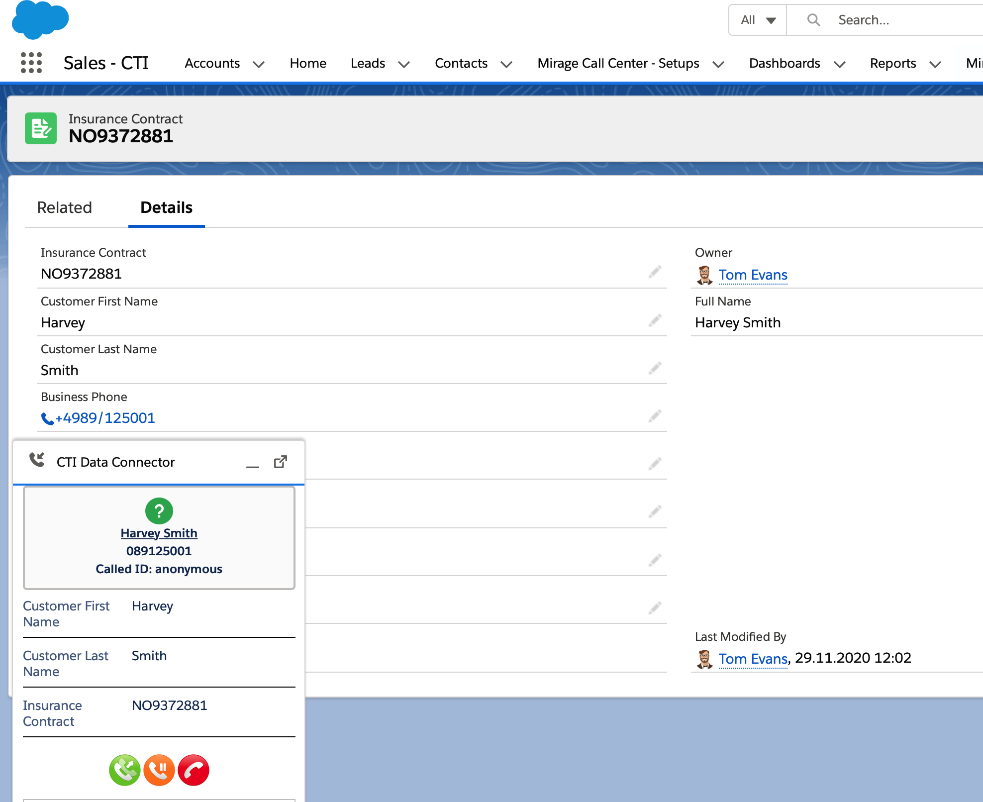 Softphone-customobject-only