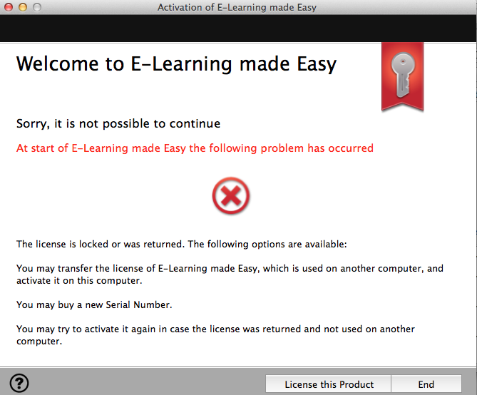 error3018-license locked