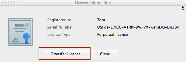 licenseviewer-transfer license
