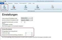 Regelmäßige Online Prüfung konfigurieren 
