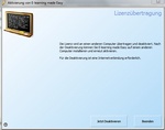Start Lizenzübertragung