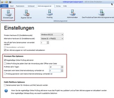 Regelmäßige Online Prüfung konfigurieren 