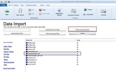 Define a start file