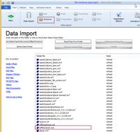 Import all files