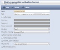 Web Key Generator Setup