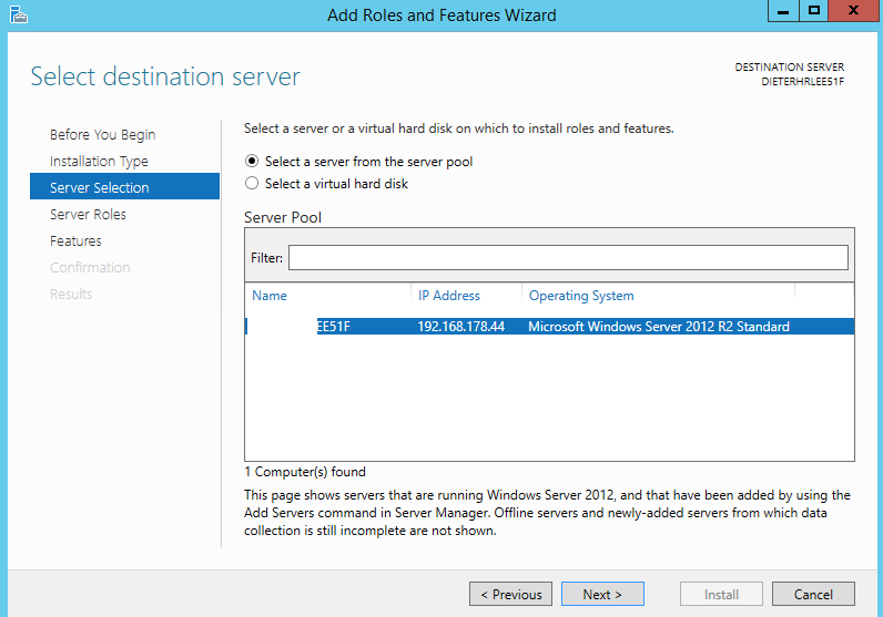 Select Server