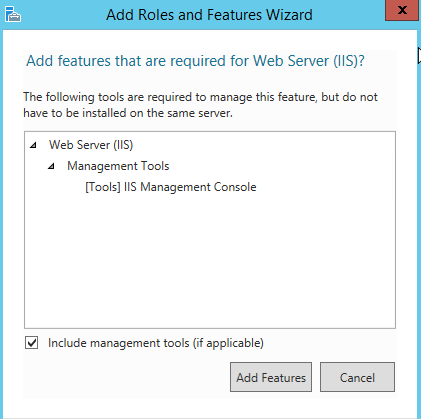 Add IIS
